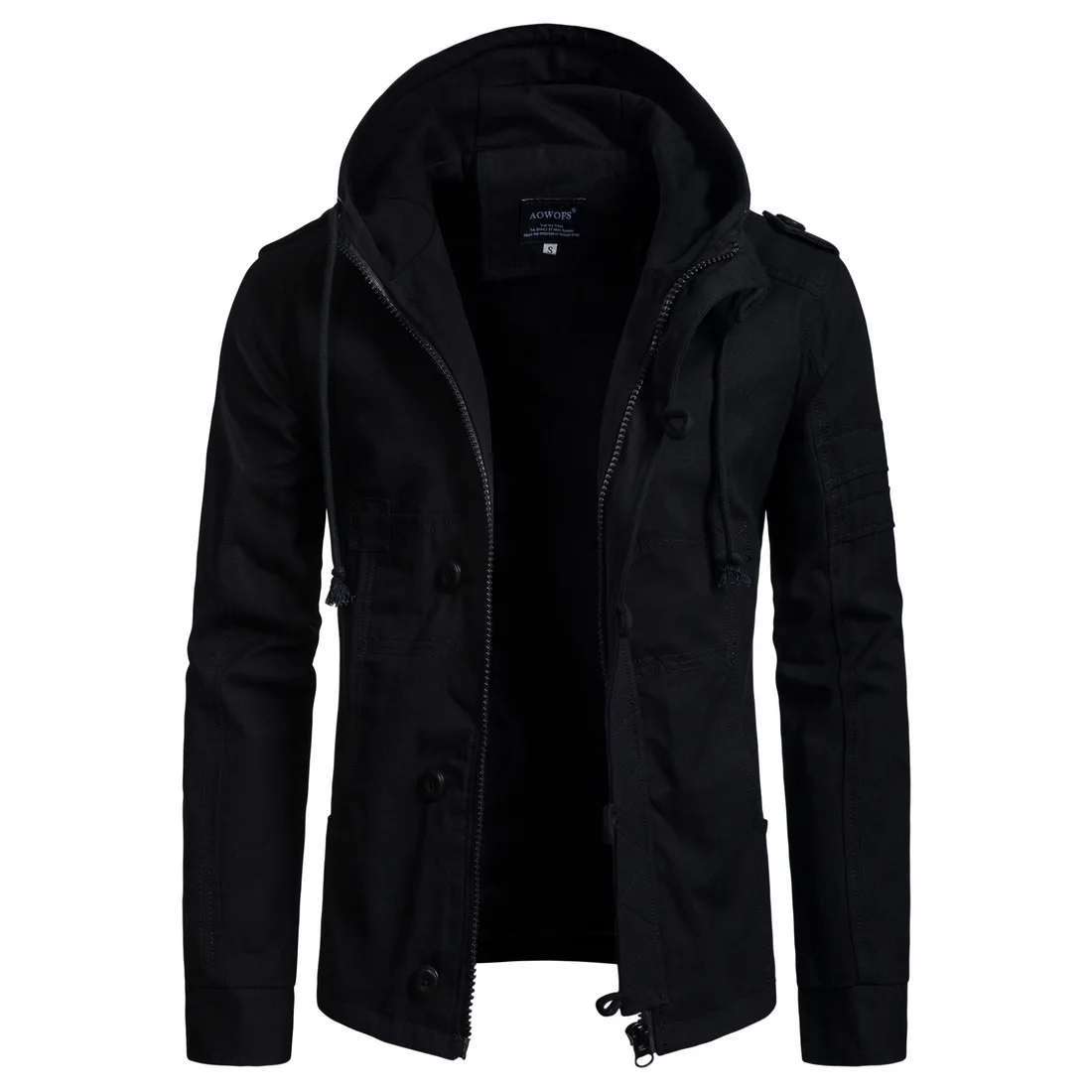 2022 New Trend Casual New Style Outwear Coat Hooded Padded Windbreaker Jacket For Men