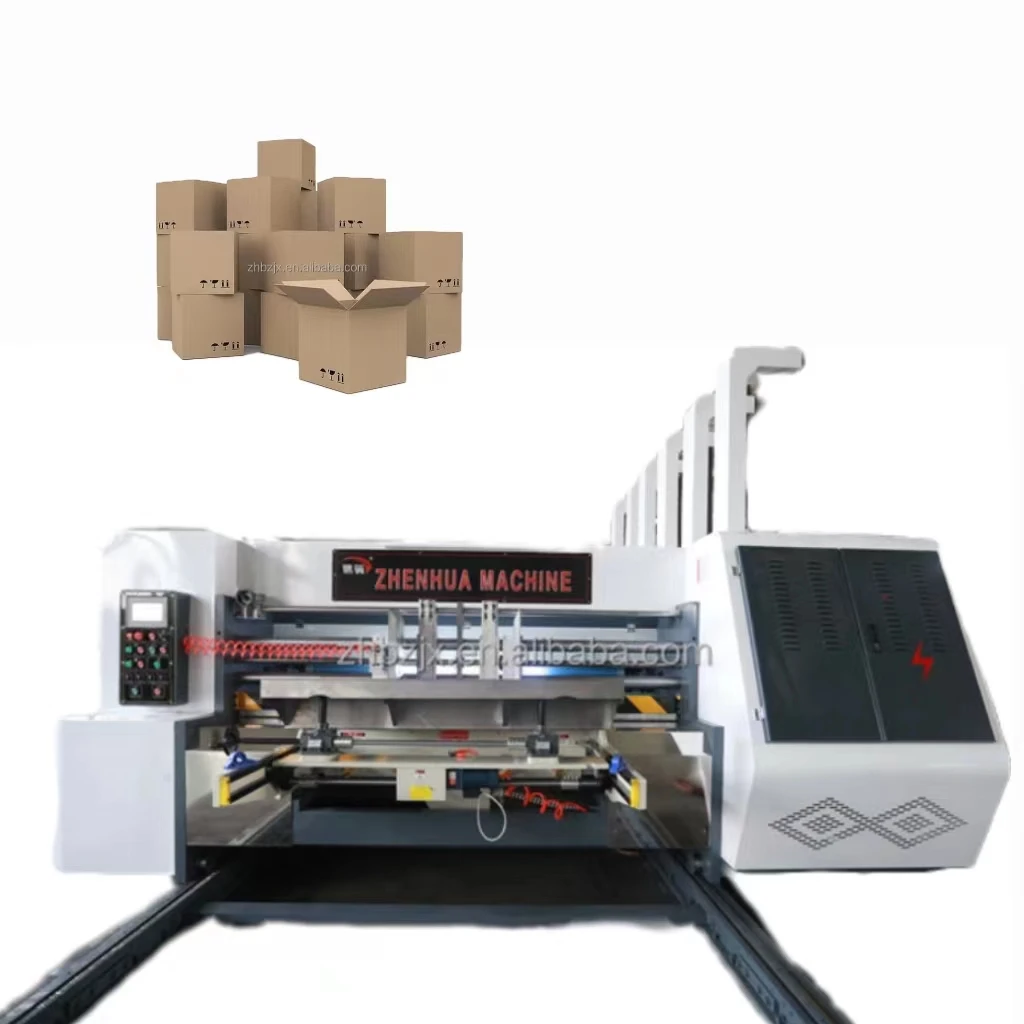 ZHENHUA-SYKM-F High Speed Flex Printing  And Slotting And Die-cutting And Stripping And Stacker Machine