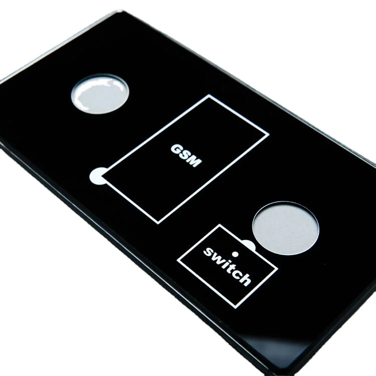 Good quality factory directly glass panel switch with high