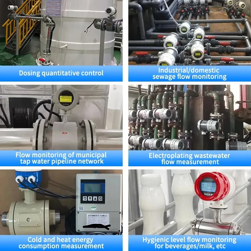 Electromagnetic Flowmeter Electromagnetic Krohne Flowmeter ISO9001 Manufacture