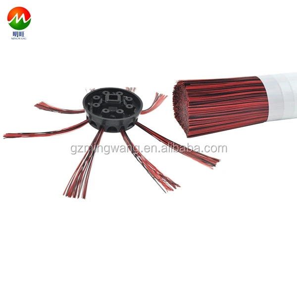 Высокая эффективность пластика щетиной из ПБТ PA66 пылесос щетка нить