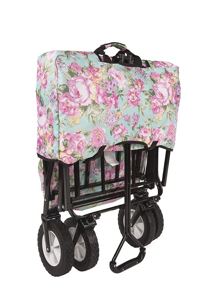 
Customized for camping cart baby stroller collpsible shopping trolley with cooler 