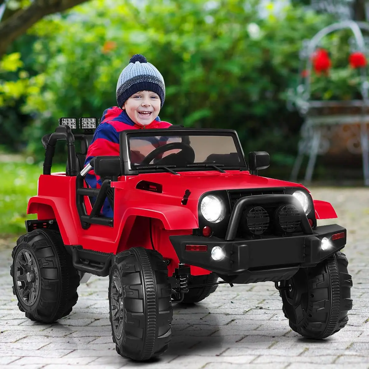 Kids Electric Toy Cars 12v All Wheel Drive Battery Operated Baby Ride on Electrical Toy Car Mp3