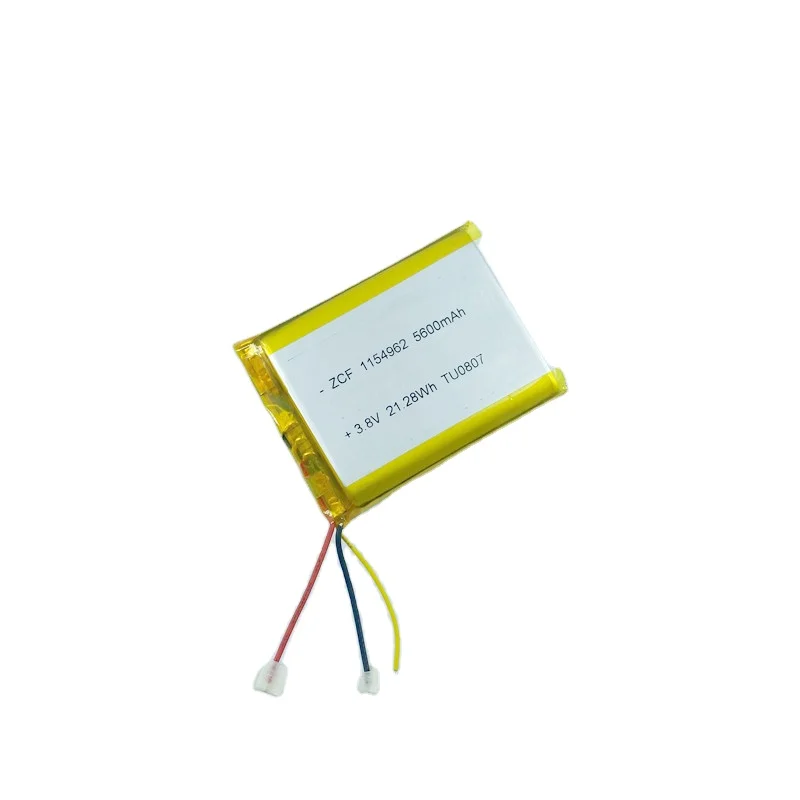 5600mAh 3.8V ZCF 1154962 Rechargeable Polymer Lithium Ion Battery for Paper Tablet Wireless Keyboard E-Reader