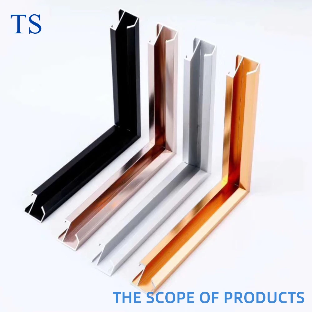 Aluminum alloy home decoration picture frame line metal material manufacturer sells advertising poster mirror frame