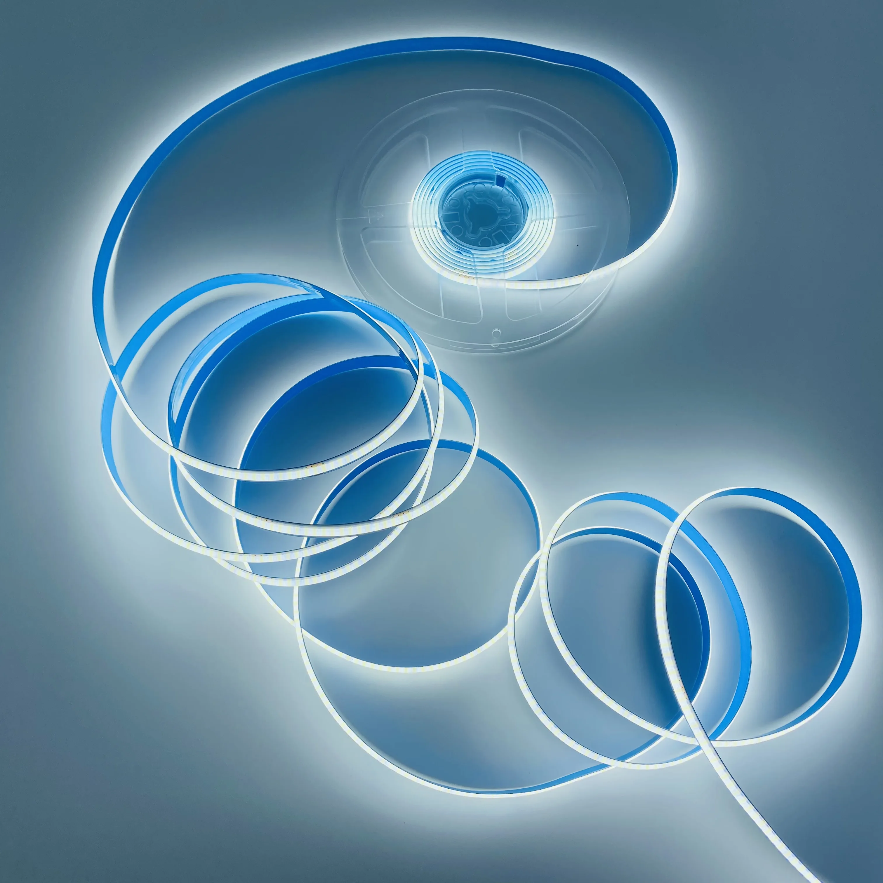 New Product COB Led Light Strip 12v 24v 320 480Leds 8mm 3000K 4000K 6500K Waterproof Flexible FCOB Light Strip for Room Lighting