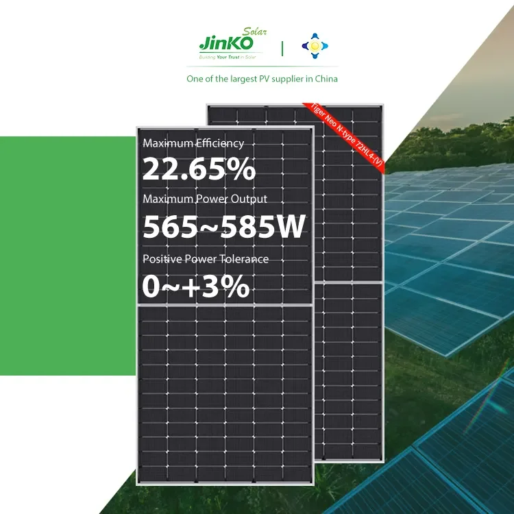 Jinko solar 182mm photovoltaic solar module 535w 555w high efficiency solar panels home Tiger Pro 72HC