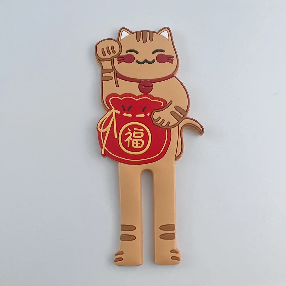 Factory Cheap Cartoon Shape 2D 3D Fridge Magnet Custom Cartoon Cat Design Magnet For Refrigerator