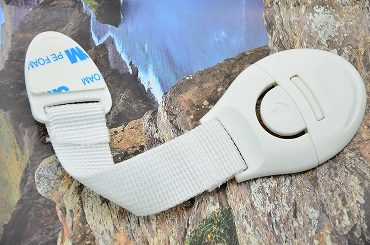 Adjustable & Reusable Child Safety Cabinet Locks & Latches, Baby Proofing Door Window, Cabinet, Toilet, & Refrigerator Lock, Chi