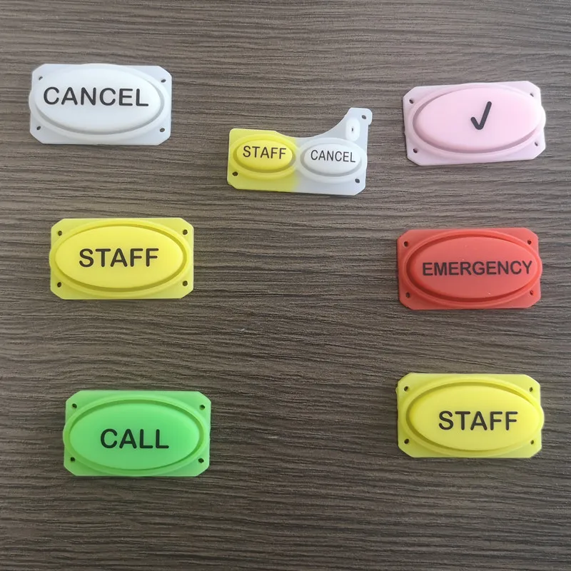 OEM Custom Silicone Rubber Keyboard Push Buttons Electronic Keypad High Quality Plastic Silicone Conductive Rubber