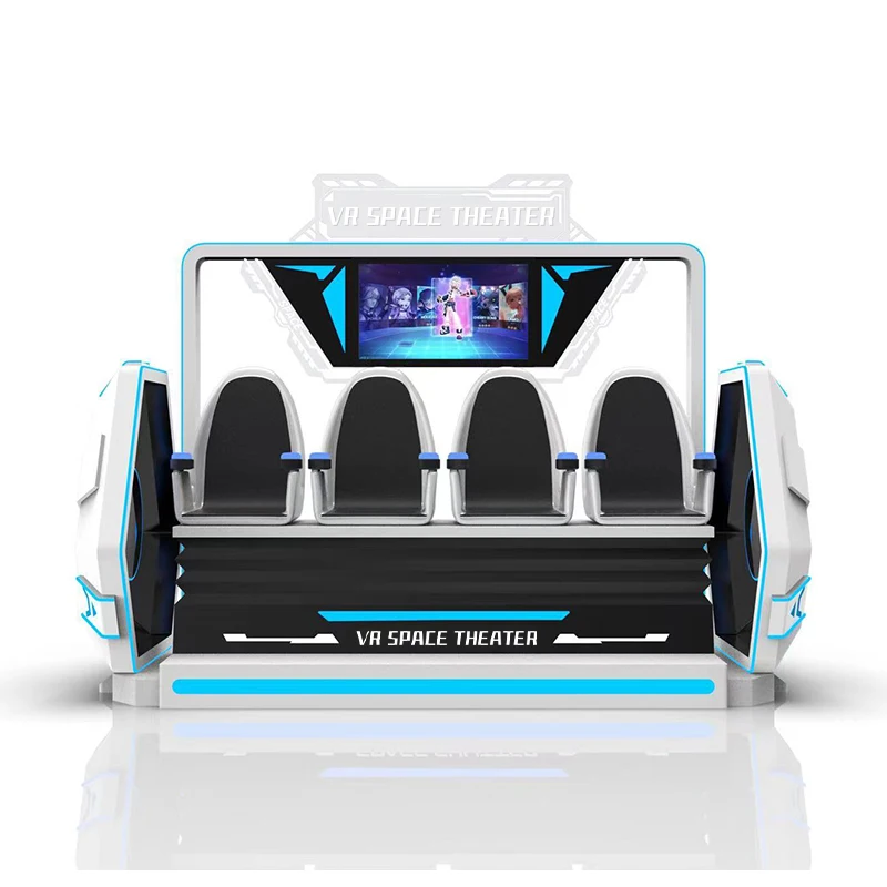 4 человека 9d Виртуальная реальность американские горки симулятор VR кинотеатр аттракционы для парка приключений парк развлечений