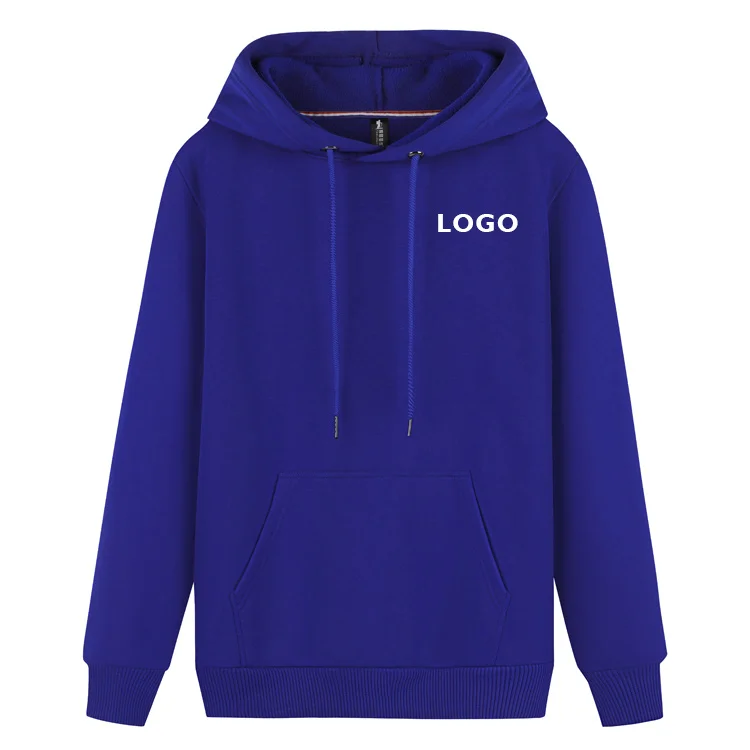
Pure Color Mens Clothing Hoodie Oversize Lined Thick Hoodie 