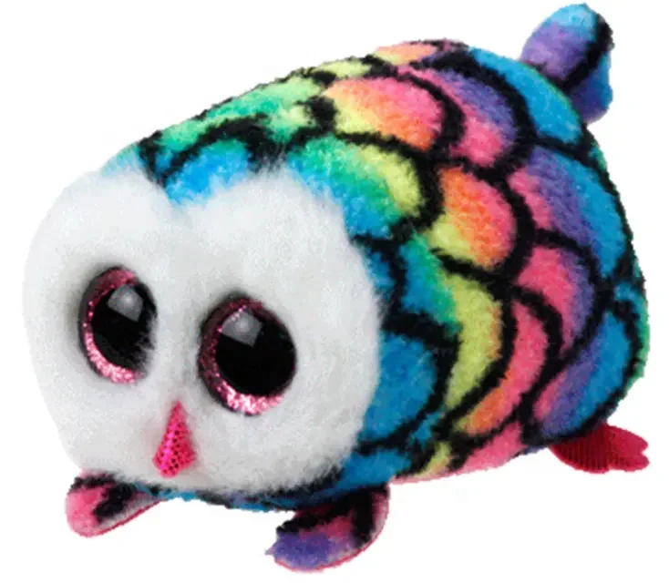 Simulation Stuffed Animals Lifelike Big Eyes Owl Plush Toy Creative Stuffed Plush Fox Owl Cat Seal Dolphin  Doll