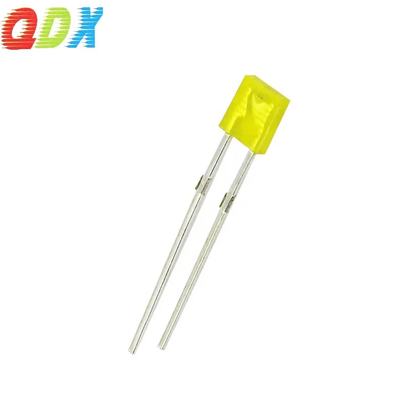 China Factory promotion 1*3*4mm Square LED yellow light-emitting diode 1*3*4mm Led Dip In Diode1000pcs/bag led module