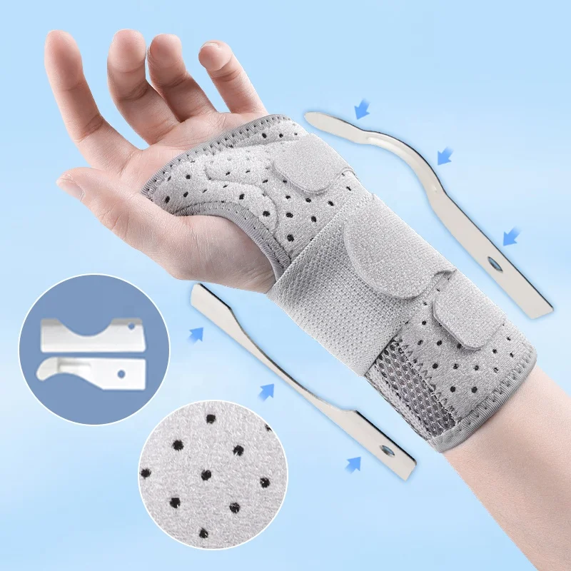 Carpal tunnel wrist brace for work with wrist