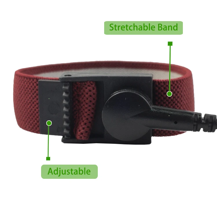 Anti Static Electricity Extendable Bracelet Anti-static Wrist Strap ESD Grounding Wristband