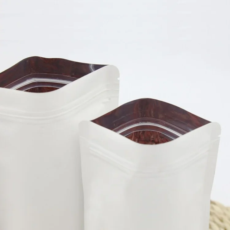 Wholesale custom 1kg 2kg 5kg 10kg recyclable paper stand up four side seal food grain wheat powder maize flour packaging bag