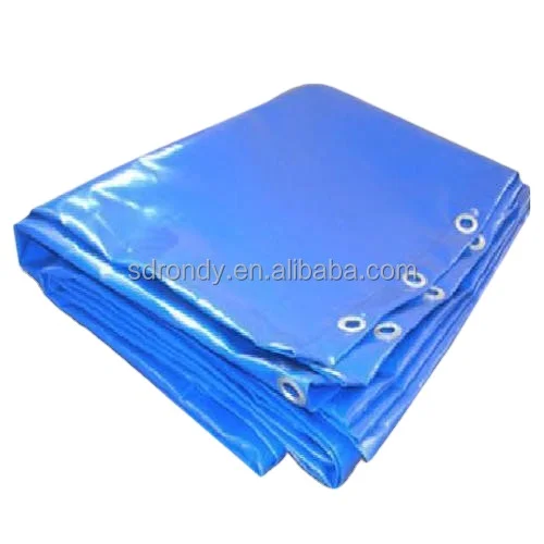 18oz Tarps Waterproof Cover Other Fabric Coating Plain 15-20 Days Coated Tarpaulin Custom Tarpaulin Pvc Woven PVC Blue Color