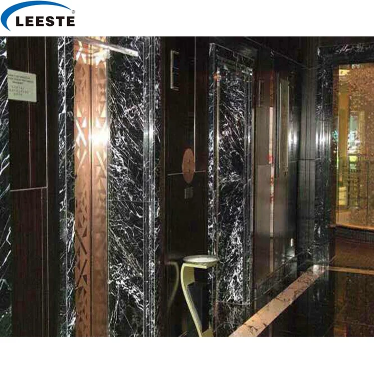 Wholesale imported Natural stone Italian Black Marble Slab