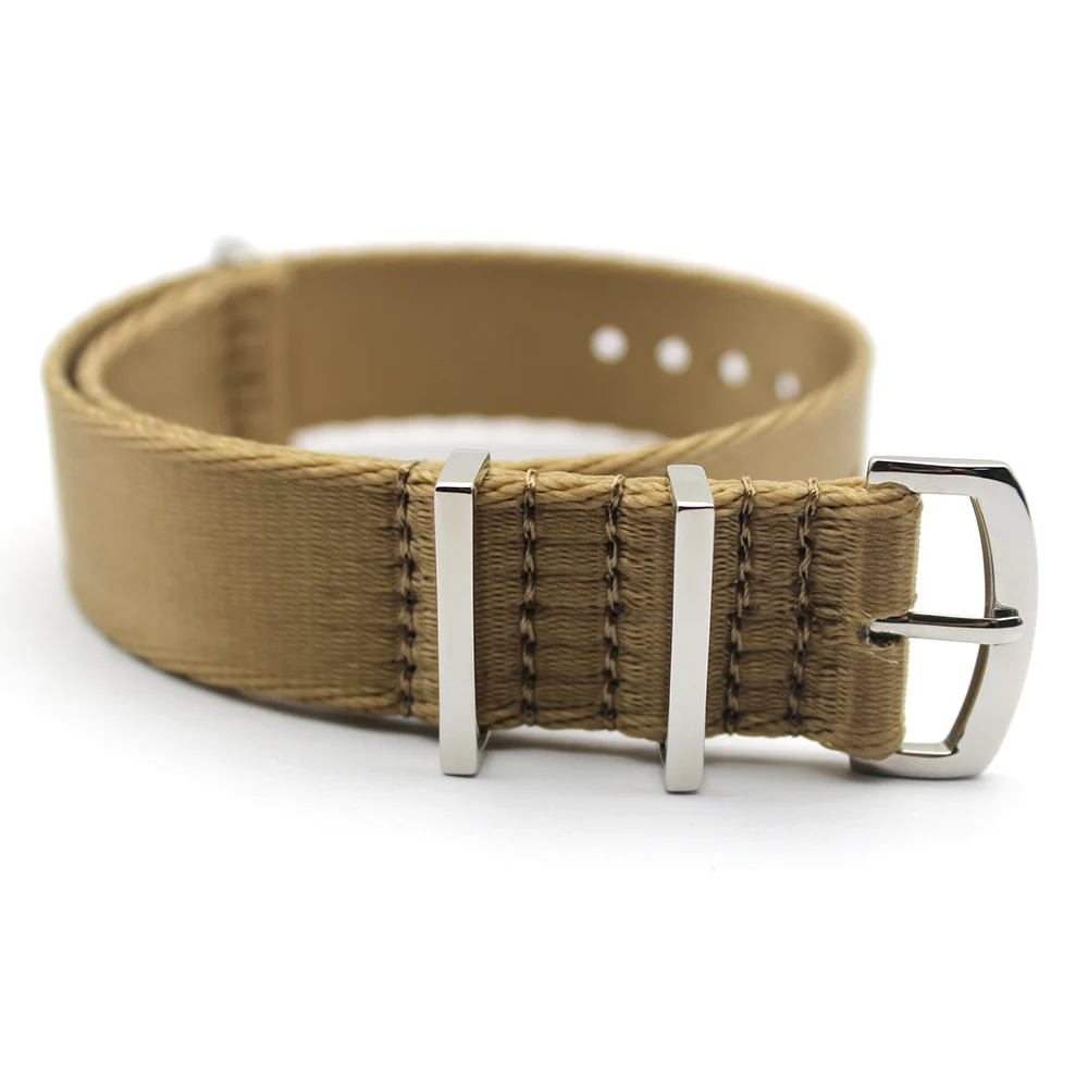 TOP10 Fabric Wrist Band Quality Khaki Nato Strap 20MM 22MM Nylon Watch Straps
