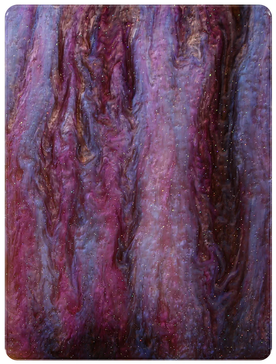 620*1040mm custom dark blue starry sky pattern colored acrylic sheet for home furniture crafts