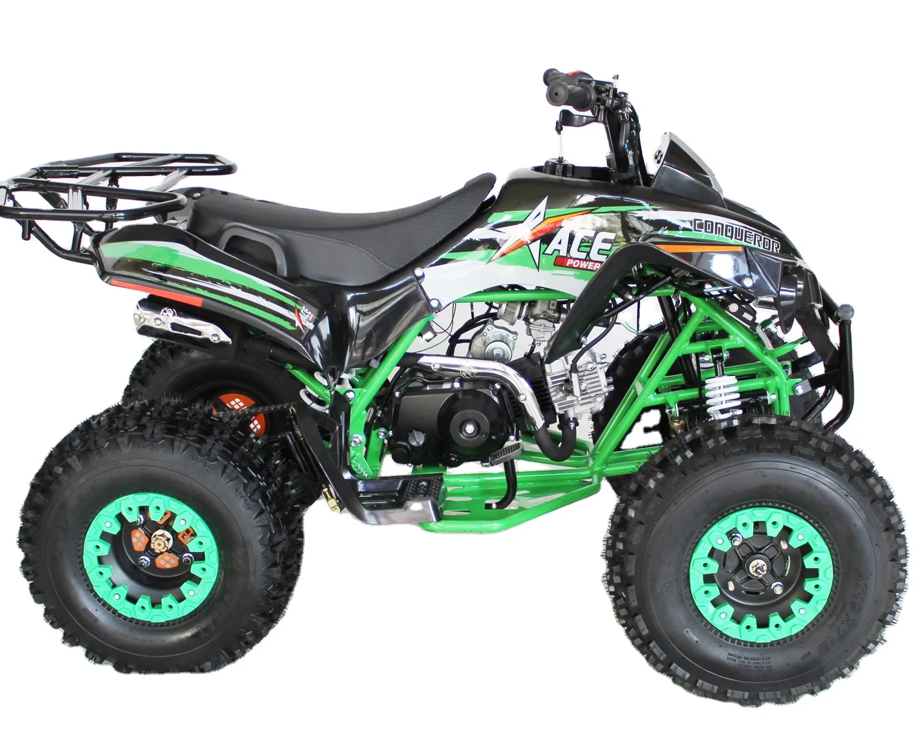 China Manufacture 125CC 4 Stroke Gas Powered Chain Drive Wheeler Off Road Sport Quad ATV For Adults