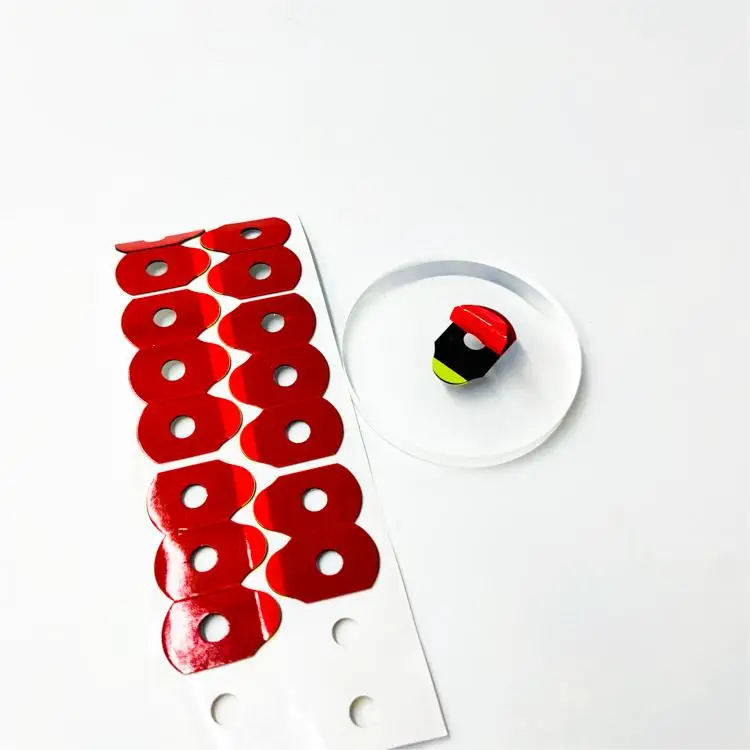 High Quality 18*29mm Double-Sided Lens Polishing Pads 1000pcs Waterproof round Stickers for Glasses Chain