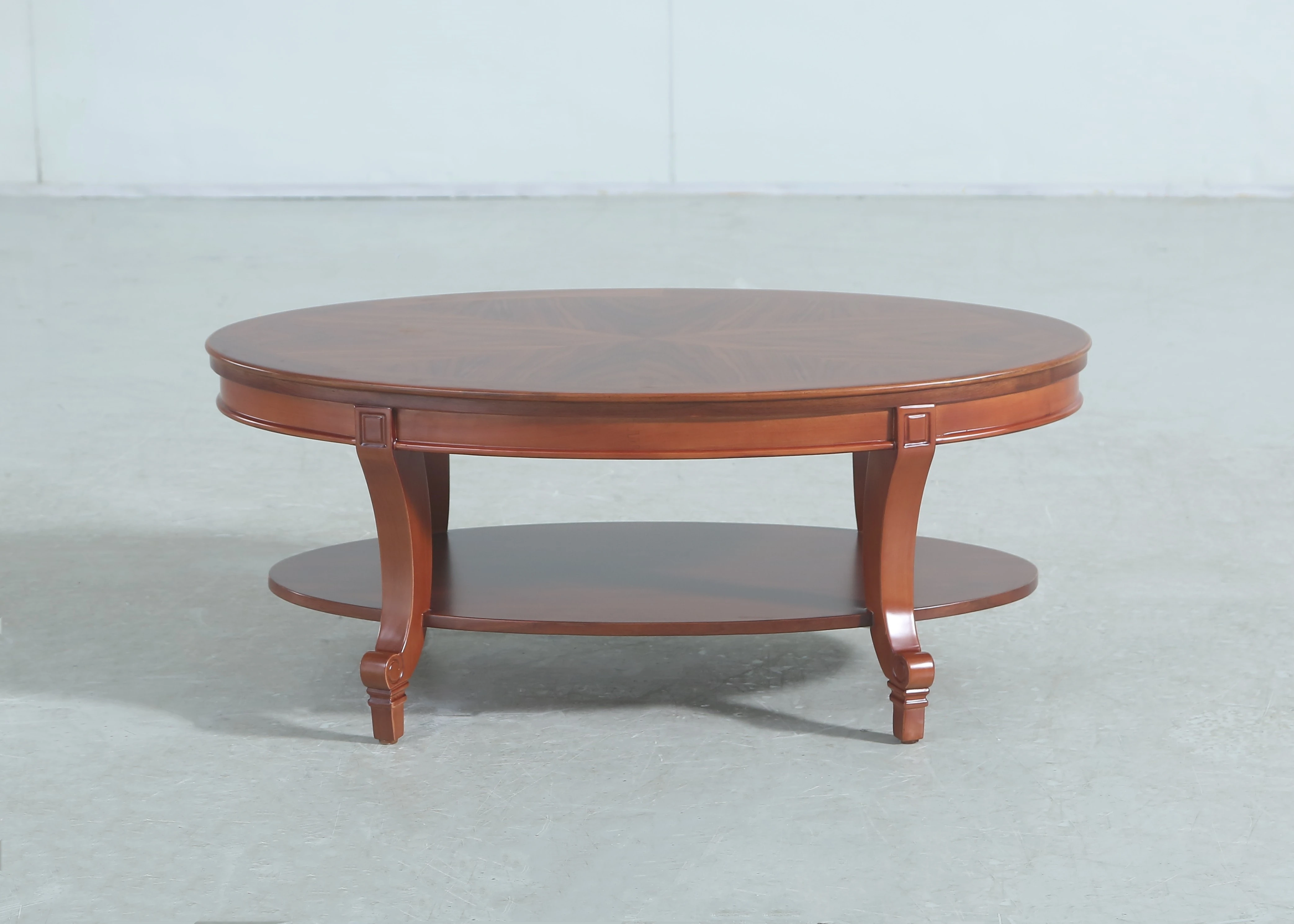 oak birch Wholesale price American birch corner Fashion senior living room pure hand-carved solid wood parquet coffee table