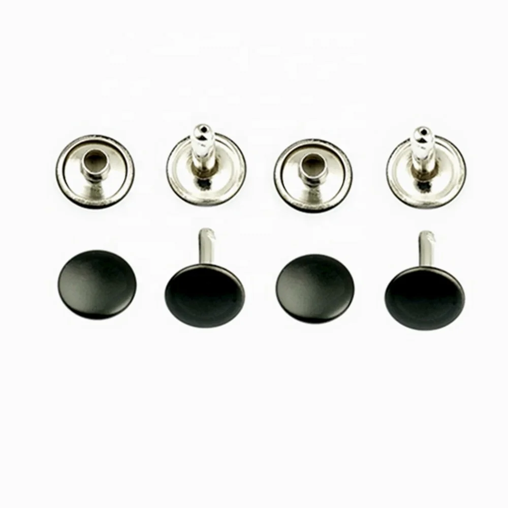 Environmental plating 8mm rivets double cap metal antique copper cap rivet for bag