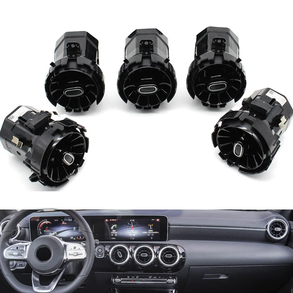 Front Rear Left Right Air Conditioner AC Vent Grille Outlet For Mercedes Benz A Class W177 2019-2022 A180 A200 A220