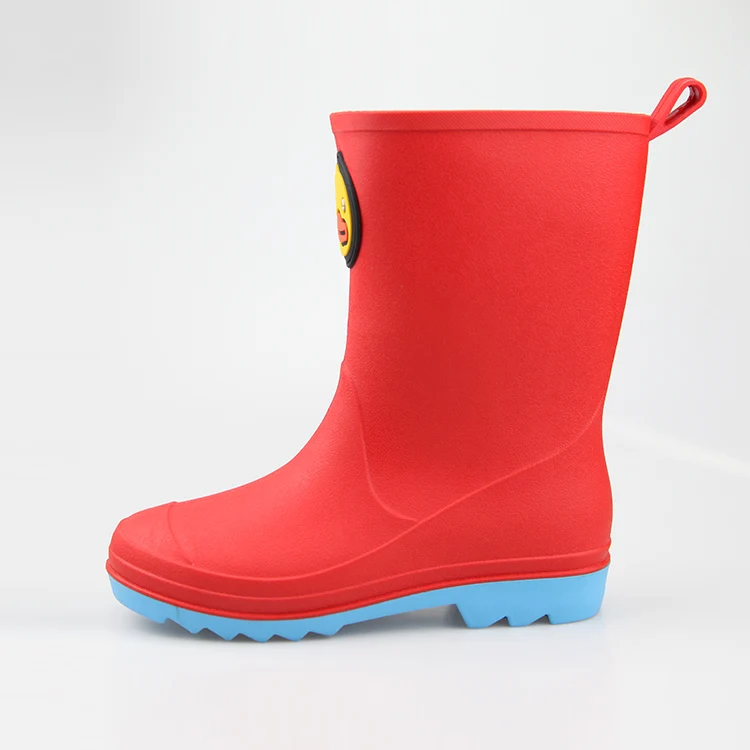 TPE Kids Boys Girls Wellies Rain Boots Comfortable Light Unisex Children Wellington Boots