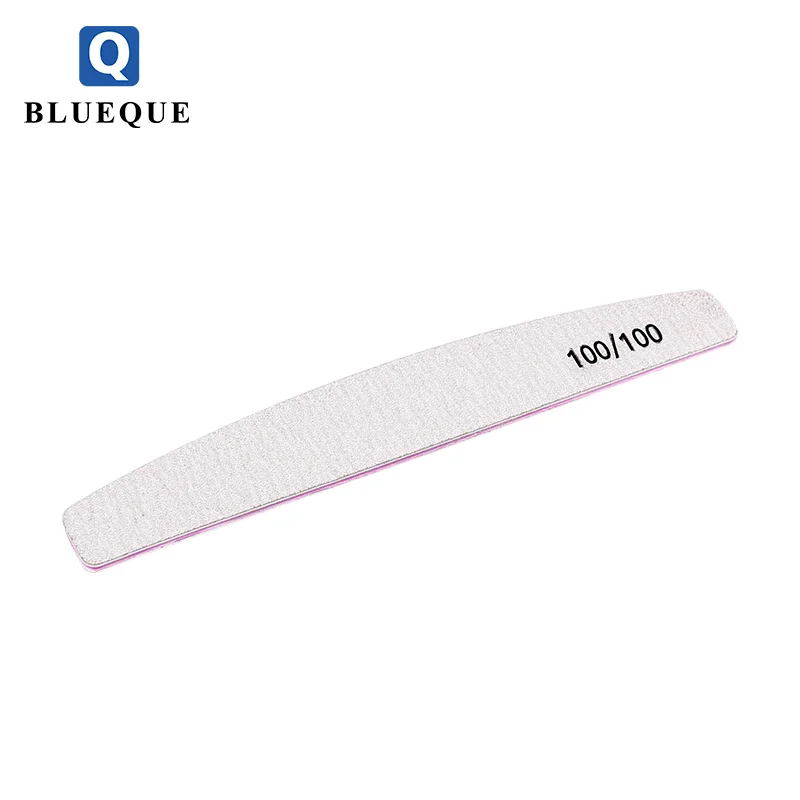Professional Nail Files Double Sided Emery Board(100/180 Grit) Nail Styling Tools for Home and Salon Use