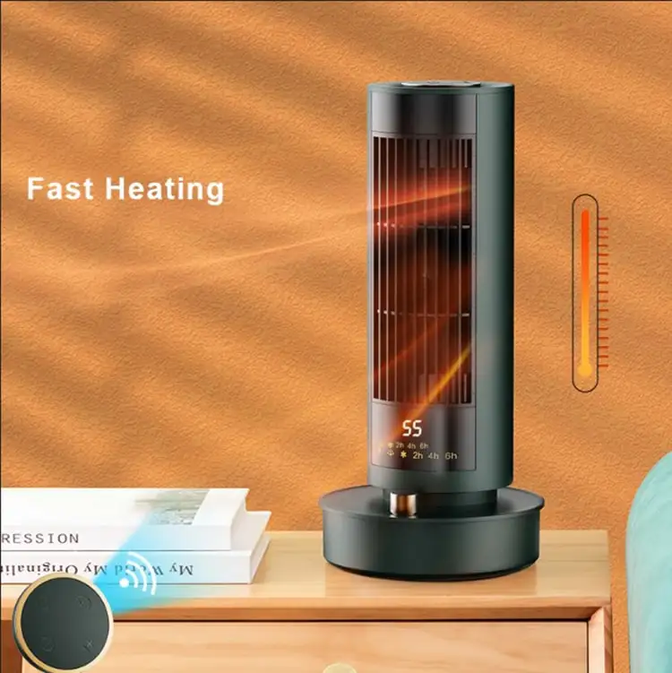  Vansu 2021 New 2 In 1 Hot Cool Tower PTC Electric Room Fan