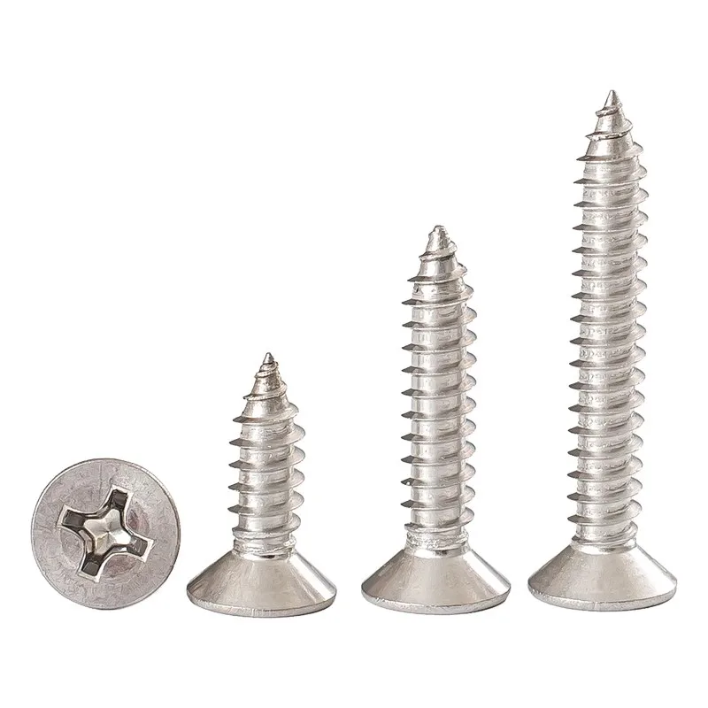 304 Stainless steel window frame concrete screws Frame fixing screws Cement screws