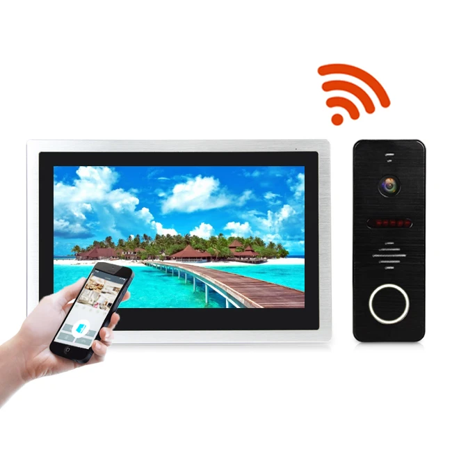  Популярные AHD 1080P IP видео домофон системы дверные звонки с wi fi камера для
