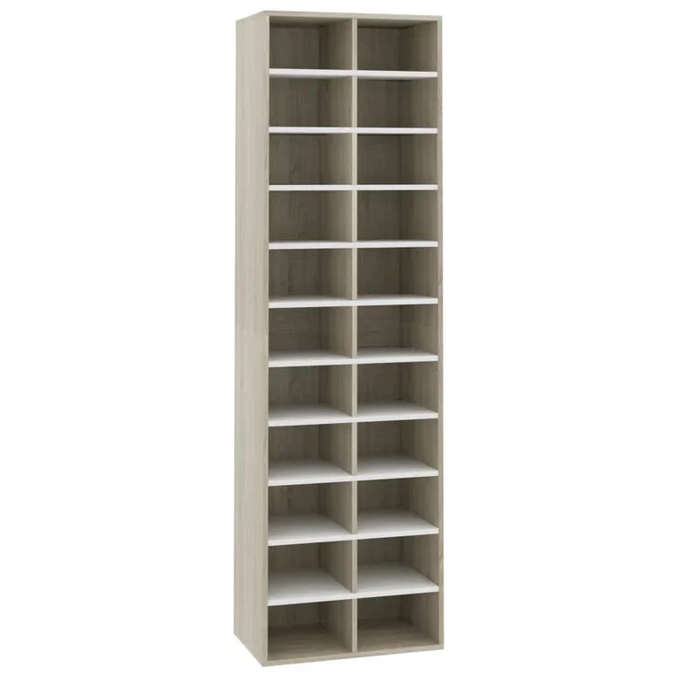 Dilun Customized 22 Pair Shoe Storage Cabinet White Color Freestanding Shoe Rack Cabinet for Living Room