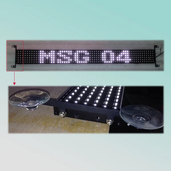 CE RoHS 9-36v 6X64pixel smd3528 p14mm Беспроводная светодиодная вывеска с управлением клавиатурой