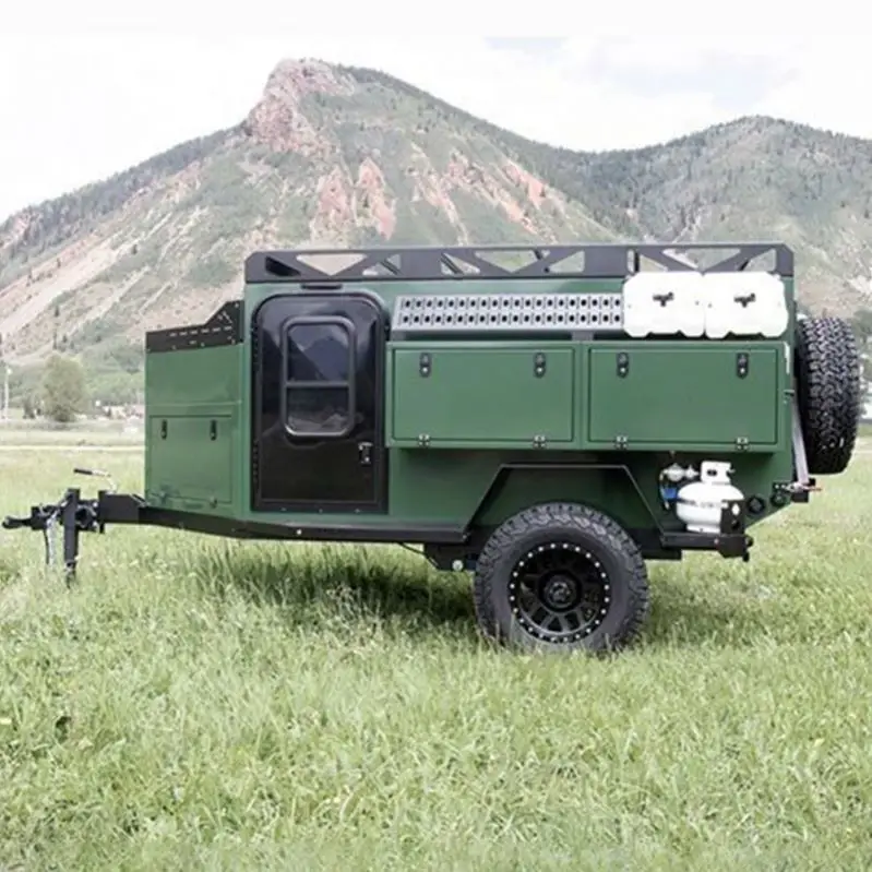 Guangtai Gx-19 26Ft Off Road Hybrid Caravan Travel Trailer Camper Rv Hauler Travel Trailer Overland Trailer Camper For Sale