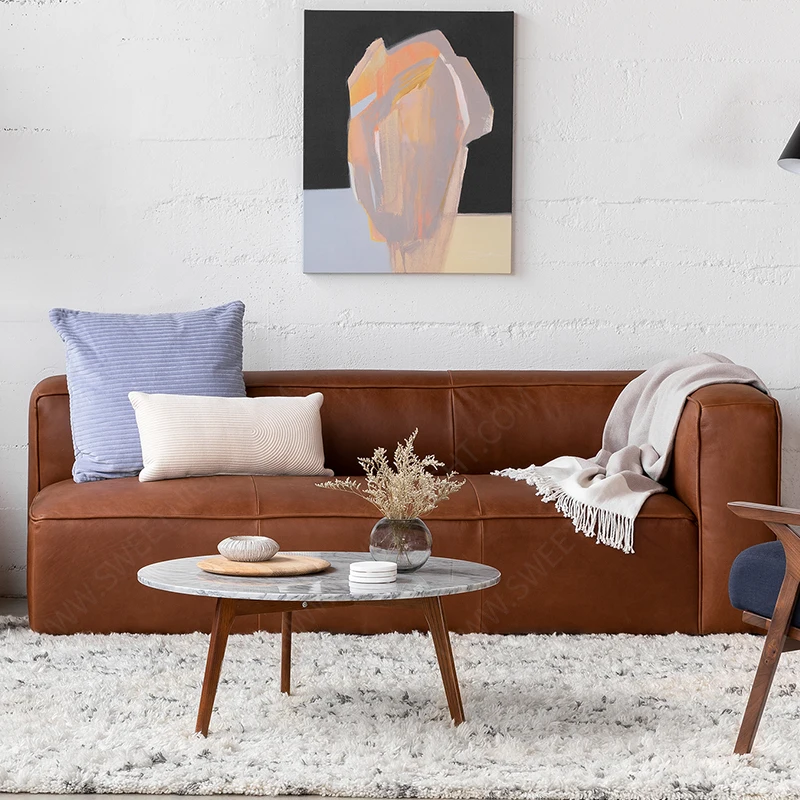  Genuine Set Modern Sectional Leathers And Couches Living Room Furniture White Leather With Crystal Buttons