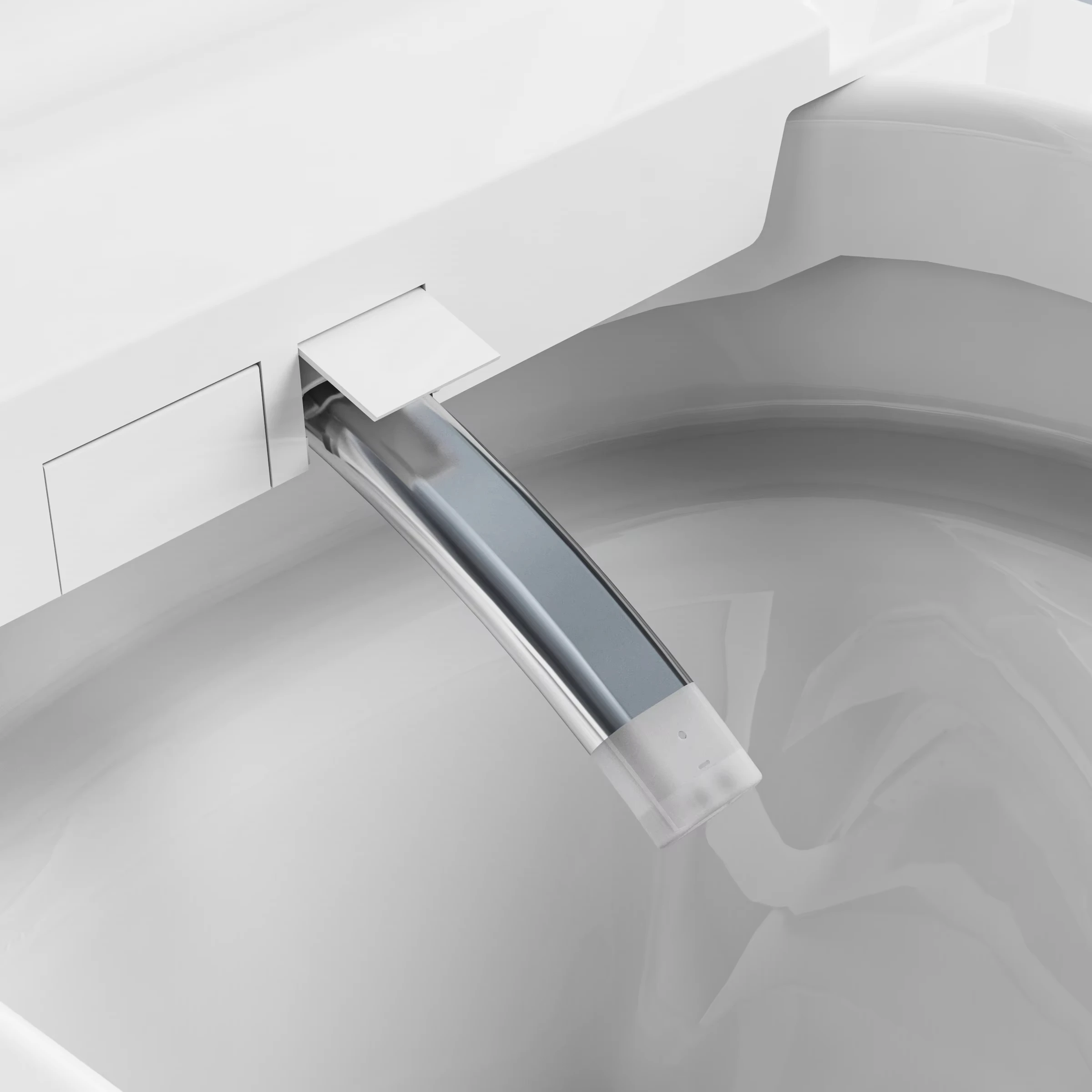 ADA Double U shape Automatic Flushing Modern and Simple Floor Mounted Ceramics Sanitary Siphon Flushing