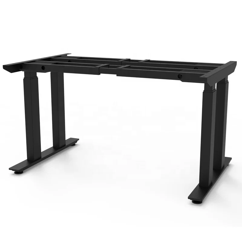 Smart Home Office Motorised Lifting 4 Leg 4 Motor Electric Height Adjustable Standing Desk Frame