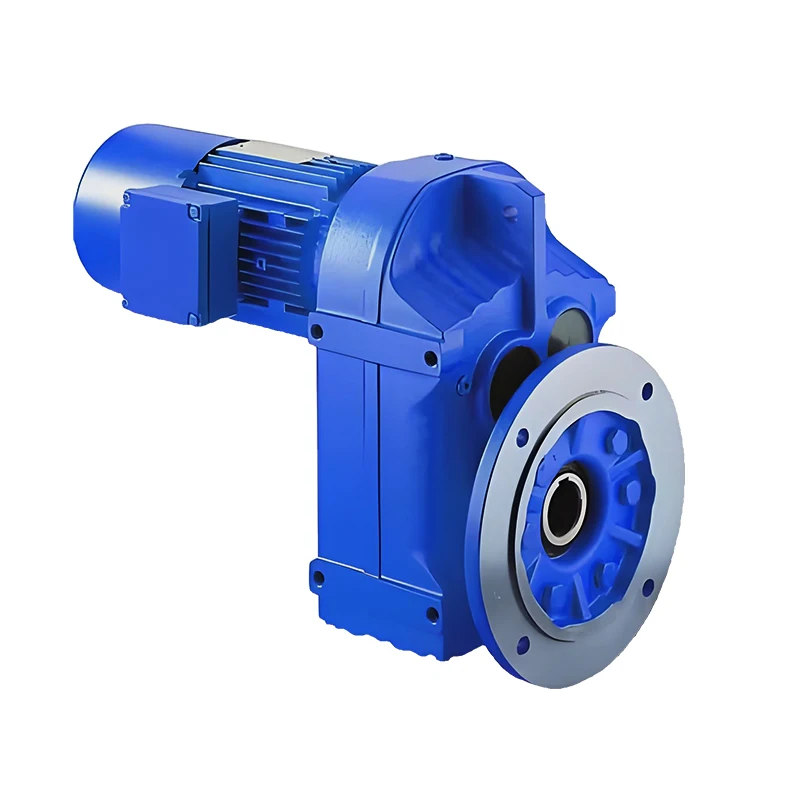 Gearbox F series parallel shaft helical speed reducer bevel gear motor