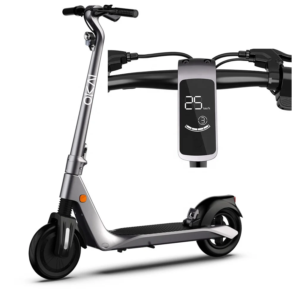 
2021 Hot OKAI ES500 Widened Pedal 9.5' Fat 2 Wheels 600W Foldable Electric Scooter 