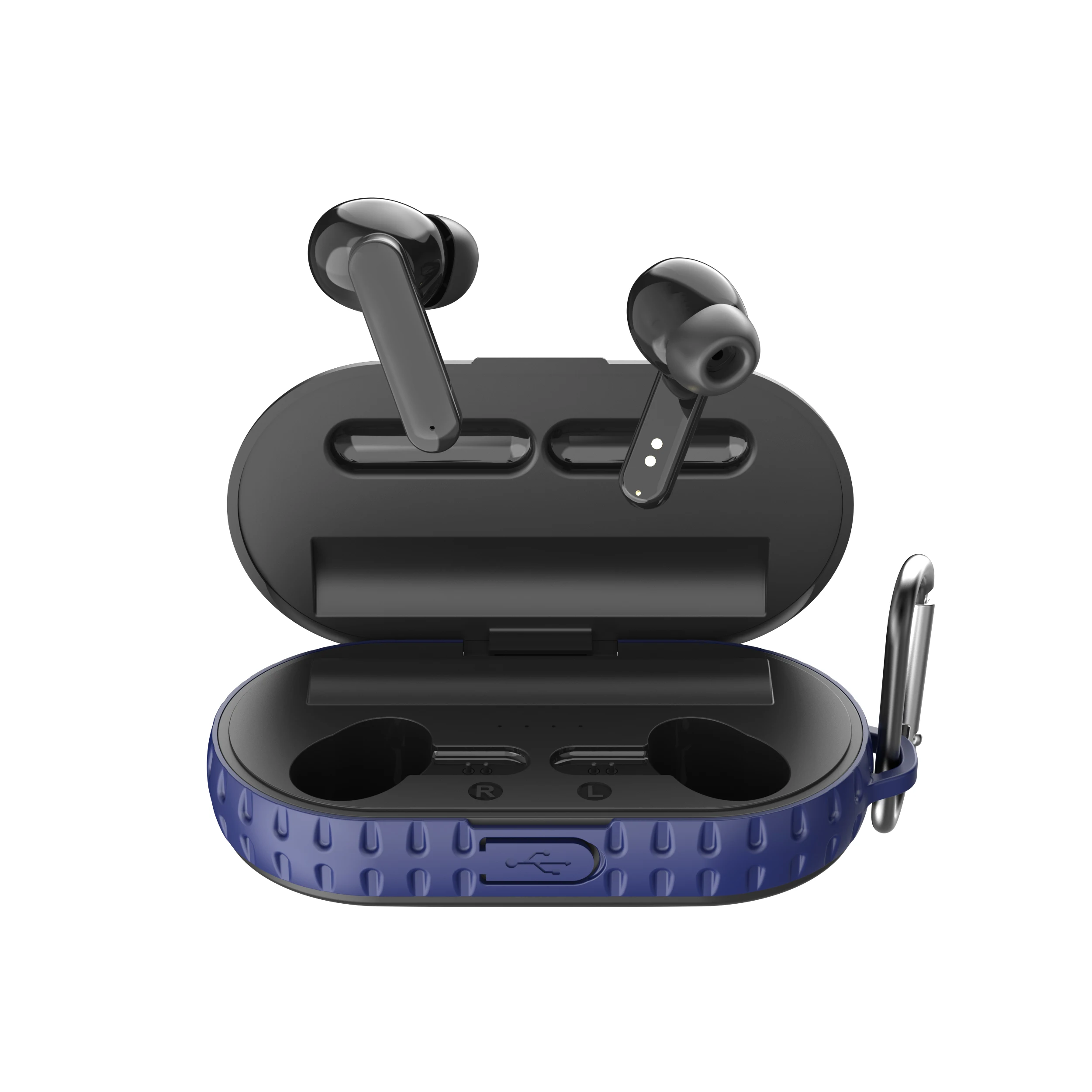 New Headphone Custom  Stereo Sound In Ear Tws Earbuds Audifono Solar Panel Charging Wireless Earbud m19 earbuds gaming earphones