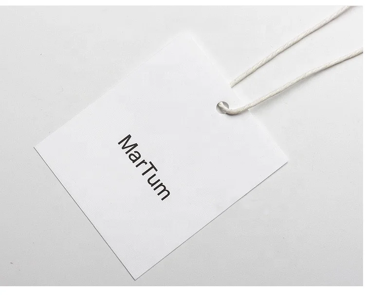 Newest Stylish Special Paper Cardboard Product Garment Custom Own Logo labels Hang Tag For Clothing