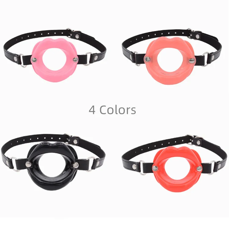 Open Mouth Gag Red Lips Erotic Toys Oral Sex Gag Bondage Restraints Fetish BDSM Slave Female Sex Toy