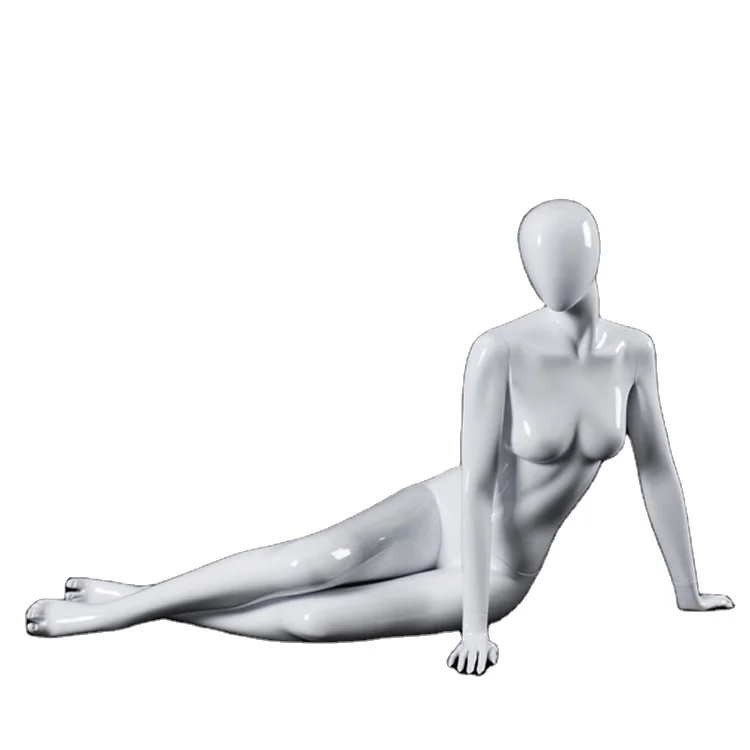 Hand support pose lying female mannequins on sale