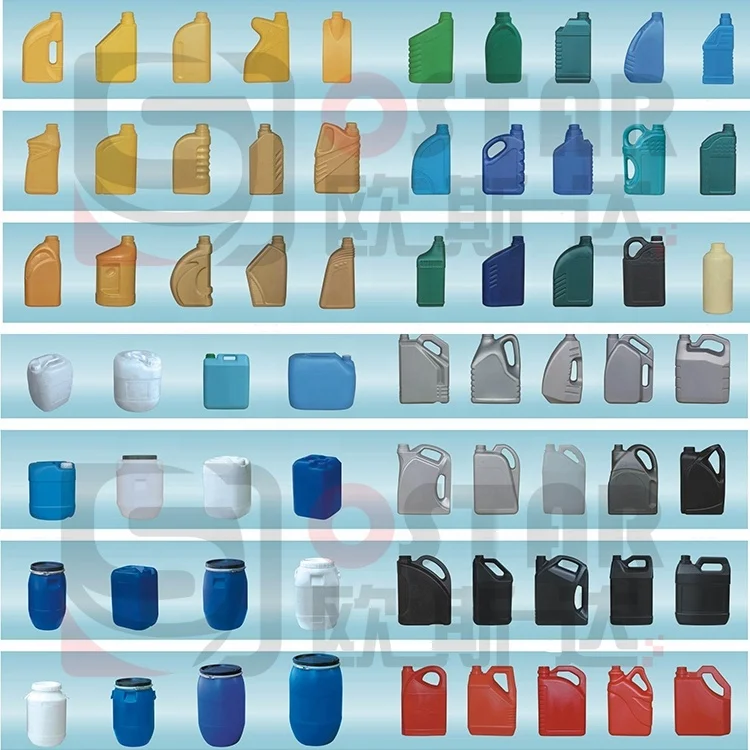 
1l 2l 3l 4l 5l 5liter 1 gallon hdpe bottle jerry can manufacture extrusion blow moulding blowing molding making machine 