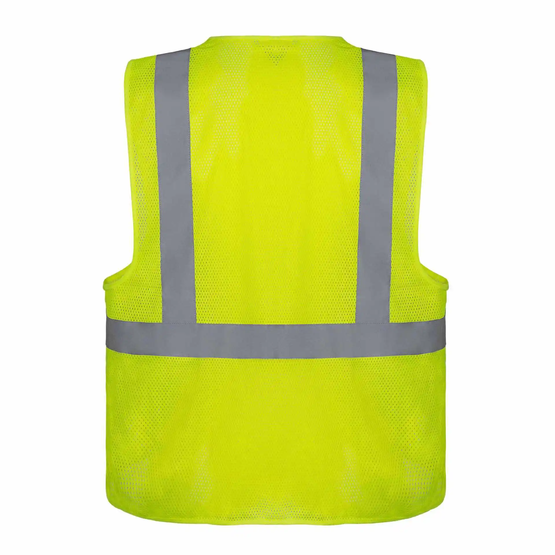 Customized Logo High Visible Reflective Safety Vest for Construction Traffic Outside Work Riding