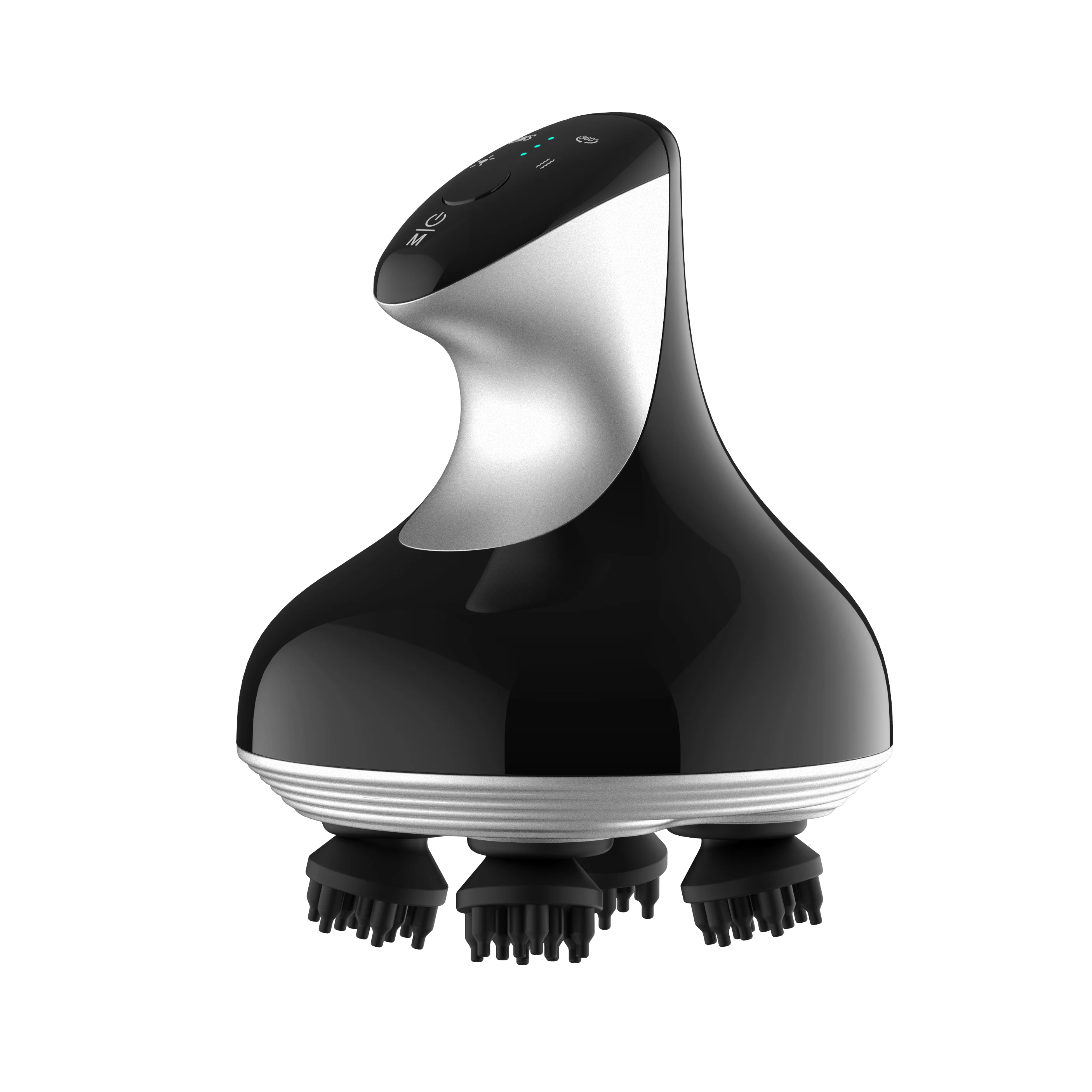 Leading Health Care Products Red Light Electric Scalp Vibrating And Portable Smart Rechargeable KFT-AM258 Head Massager